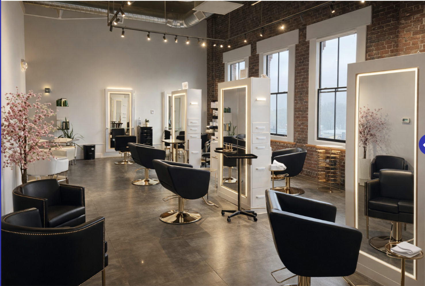 The Style Lounge luxury salon interior
